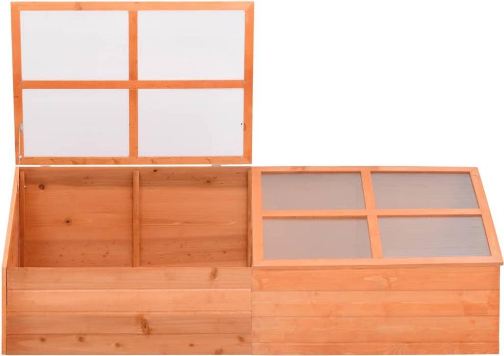 vidaXL Cold Frame Wood 180x57x62 cm Obrázek produktu 