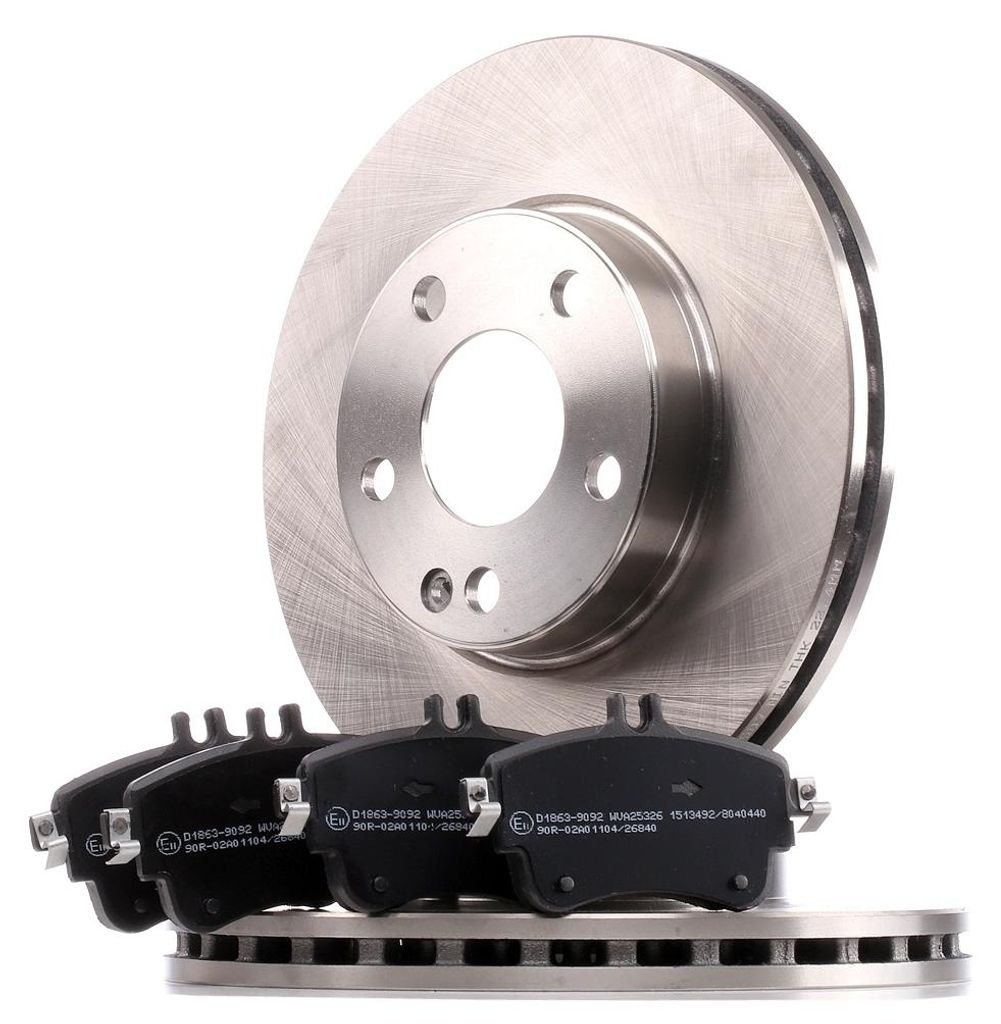 RIDEX Bremsenset Vorne Bremsscheiben Beläge Satz für VW GOLF VI (5K1) 280mm