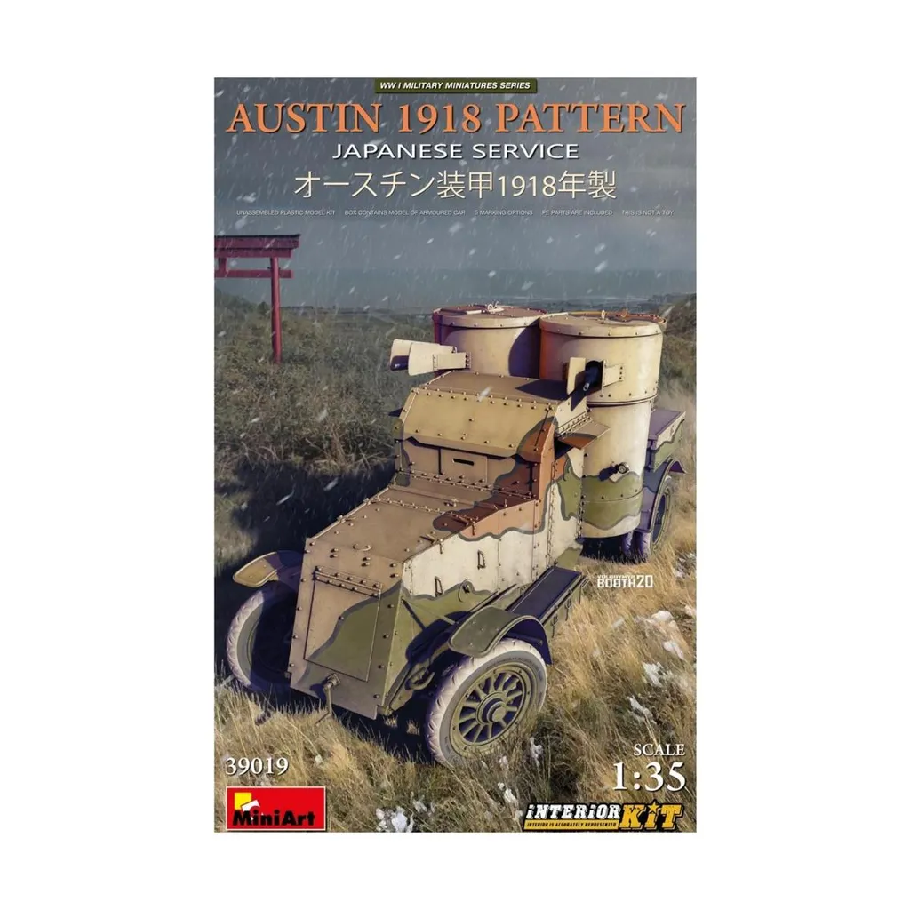 Kit Austin Spähpanzer 1918 Échelle 1:35 avec Détails Historiques Précis