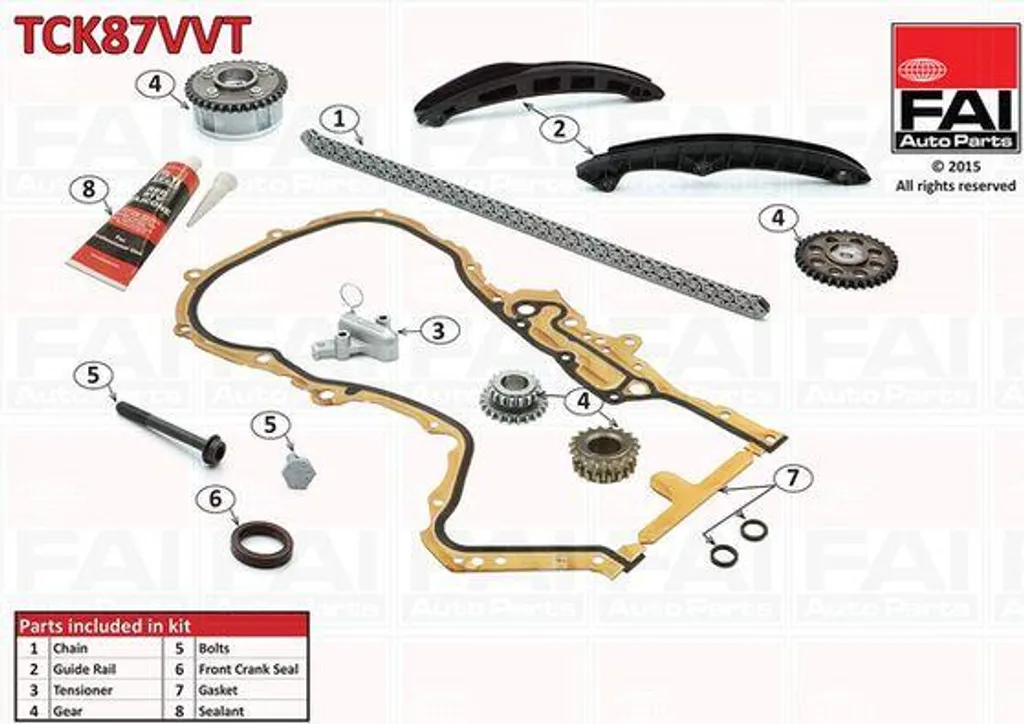 Solution Bruit Moteur : Kit Distribution 03C105209AC pour Vivaro Logan