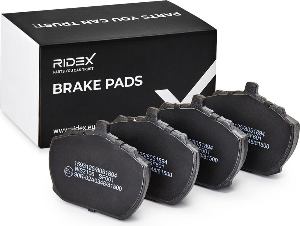 RIDEX Bremsbeläge Satz Vorne für FORD TRANSIT Kasten (T) 402B0966