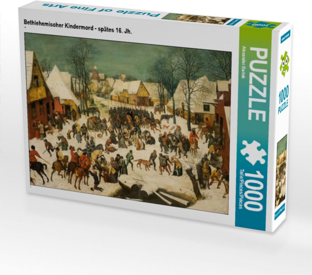 CALVENDO Puzzle Bethlehemischer Kindermord - spätes 16. Jh. | 1000 Teile Lege-Größe 64x48cm Foto-Puzzle für glückliche Stunden