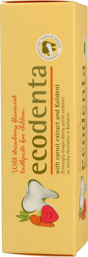 ECODENTA Detská zubná pasta bez fluoridu s príchuťou Obrázok produktu 