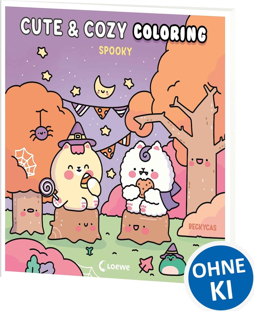Cute & Cozy Coloring - Spooky Produktbild 