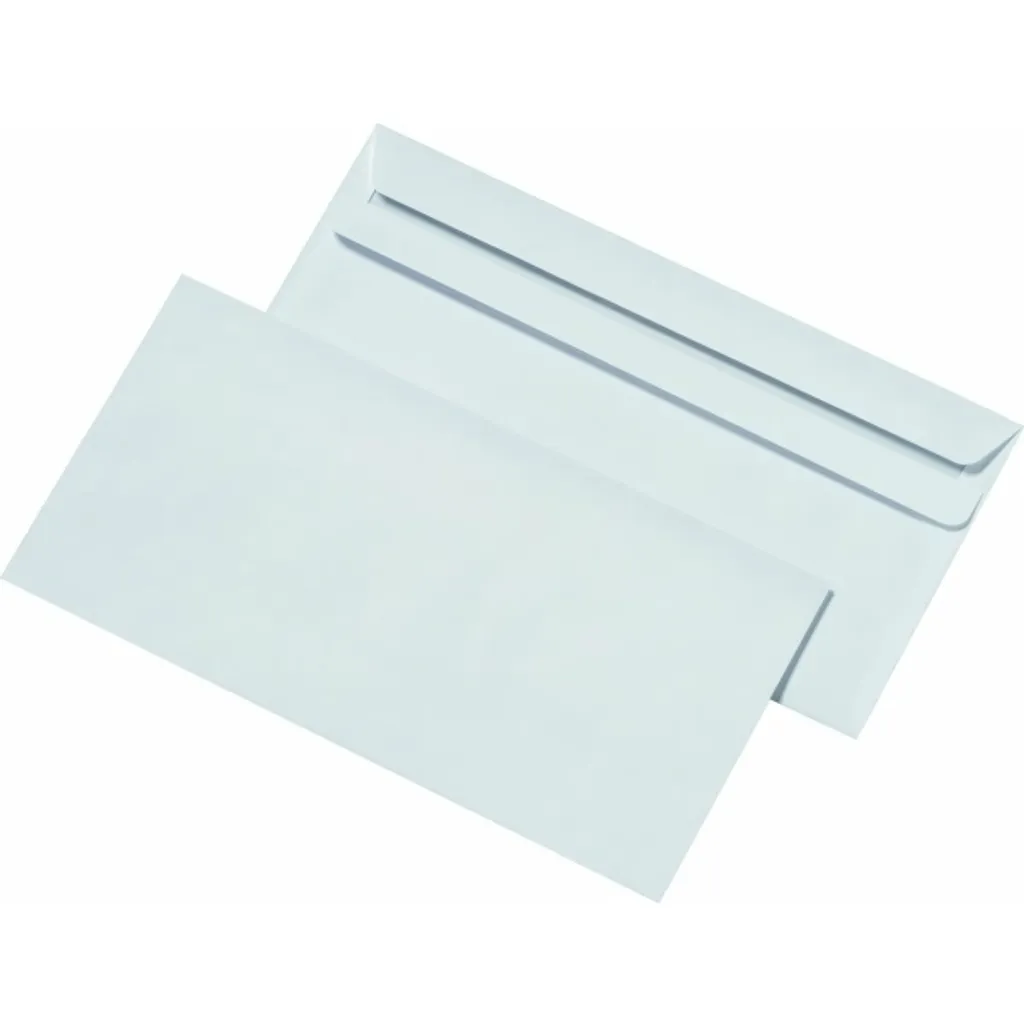 Enveloppes MAILmedia DIN Long 22144-0 autocollantes blanches 75g
