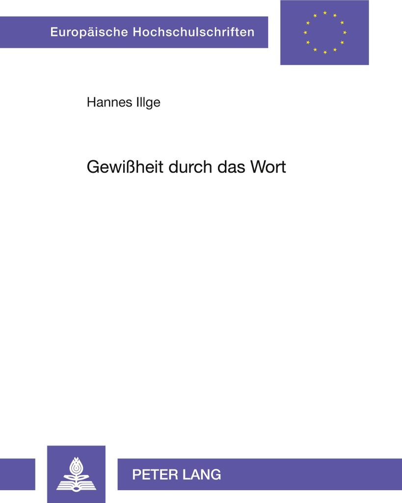 Gewißheit durch das Wort