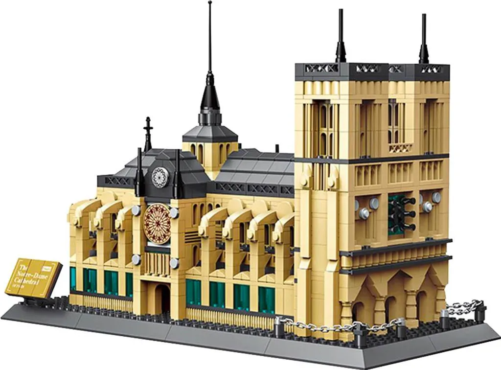 Wange 5210 Notre-Dame de Paris : Maquette Architecture de 1382 Pièces