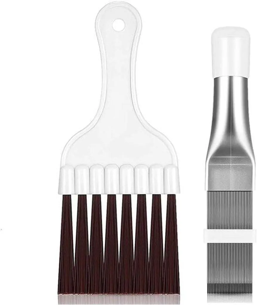 Brosse pour condensateur en métal - Finir avec l'encrassement - 2 pièces