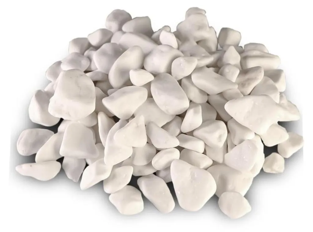 Eco Plant Angel Stones Ciottoli Bianchi 10-40mm - Pietre Naturali 1kg