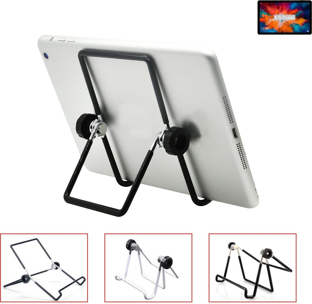 K-S-Trade Tablet-Ständer Tablet-Halterung Tablet-Aufsteller kompatibel mit UMIDIGI A11 Tab faltbarer Tischständer Tablet Halterung