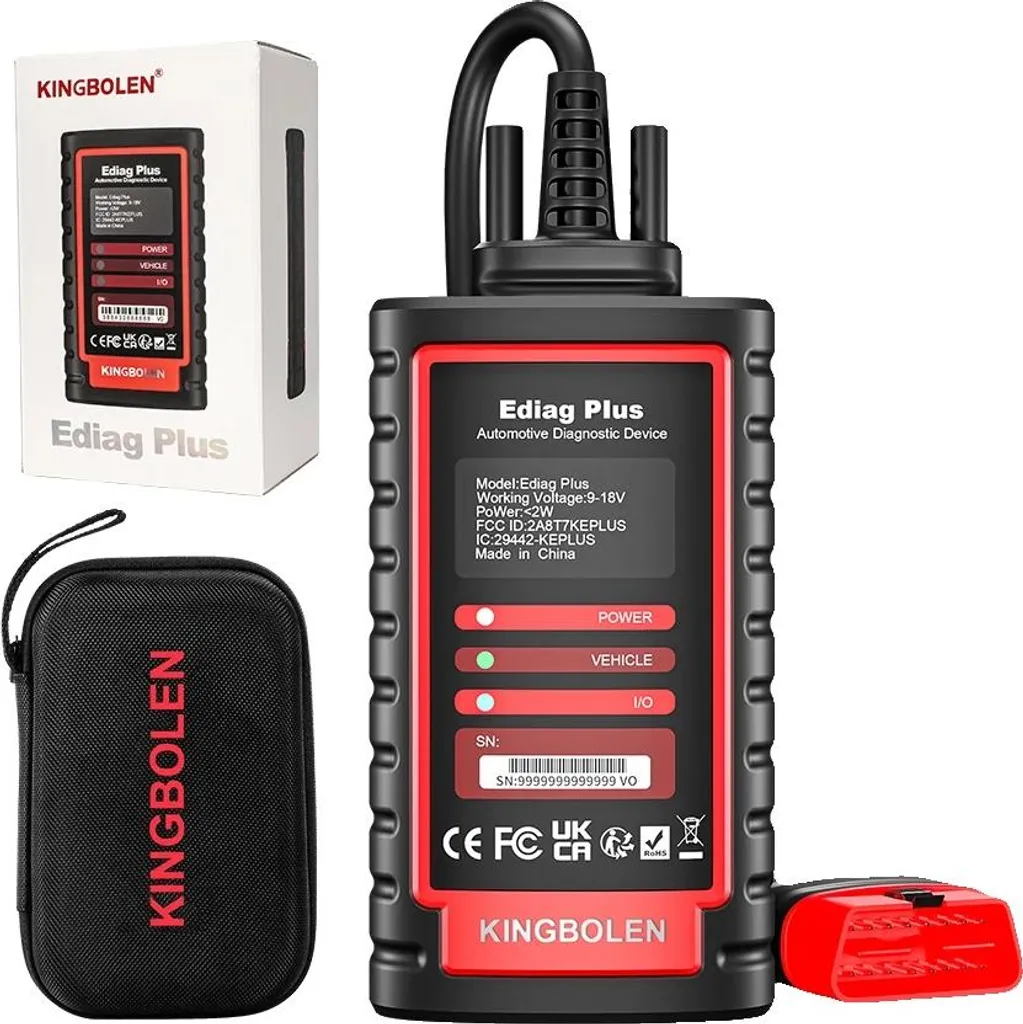 Scanner OBD2 Multi-système Ediag Plus avec Fonctions Codage Avancées
