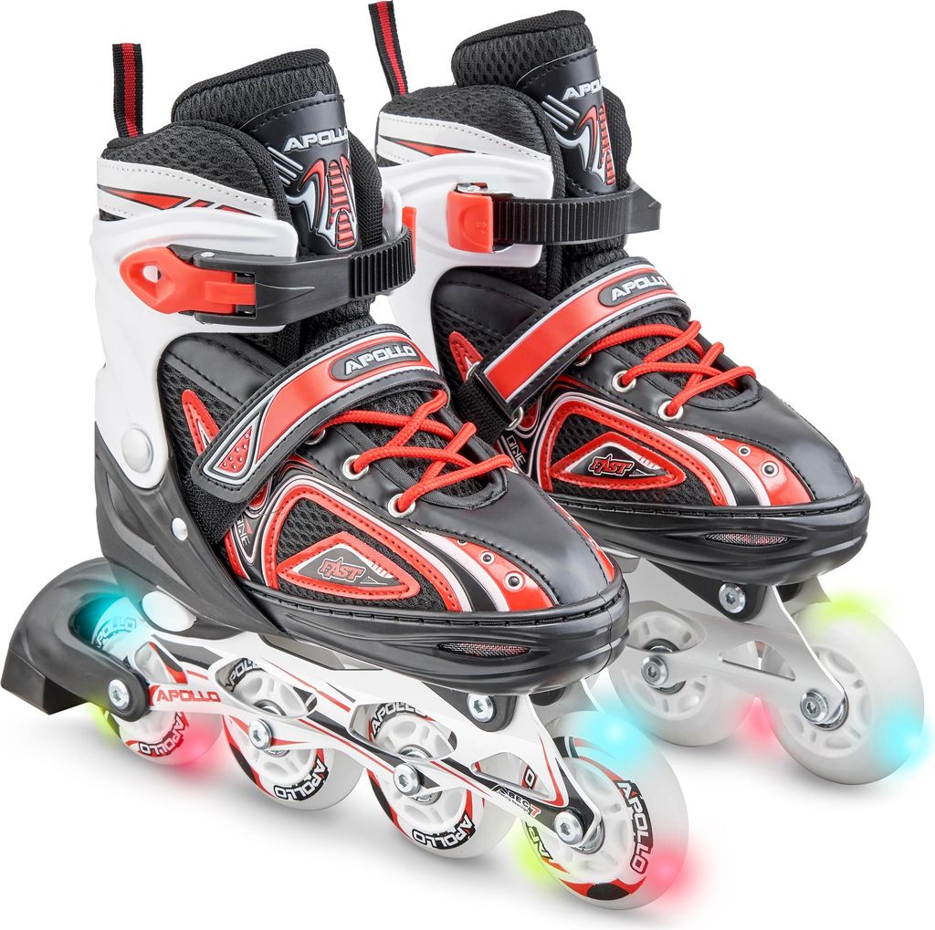 Apollo Super Blades X Pro Inlineskates - Red - M - 35-38 Produktbild 