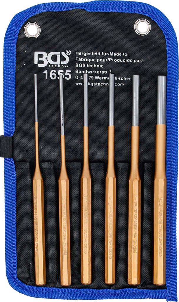 BGS 1655 Splintentreiber-Satz, 3 - 10 mm, 200 mm, 6-tlg. Produktbild 
