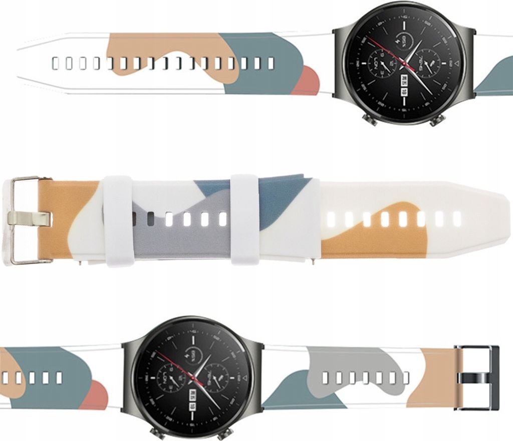 Strap Moro band für Huawei Uhr GT2 Pro silikon strap uhr armband muster 3