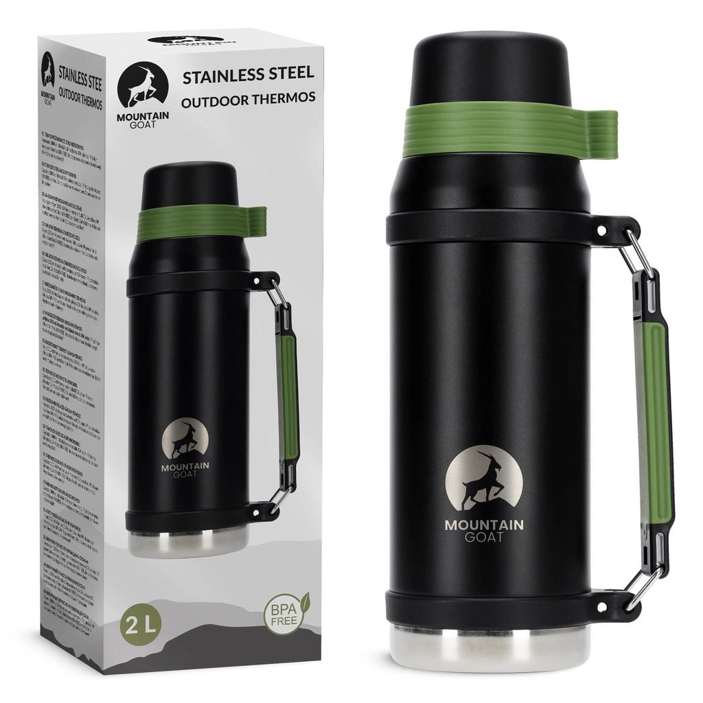 MOUNTAIN GOAT Termoska 2000 ml, černo-zelená Obrázek produktu 