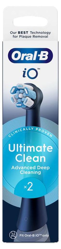 Oral-B iO Ultimate Clean, černá barva, 2 ks náhradních Obrázek produktu 