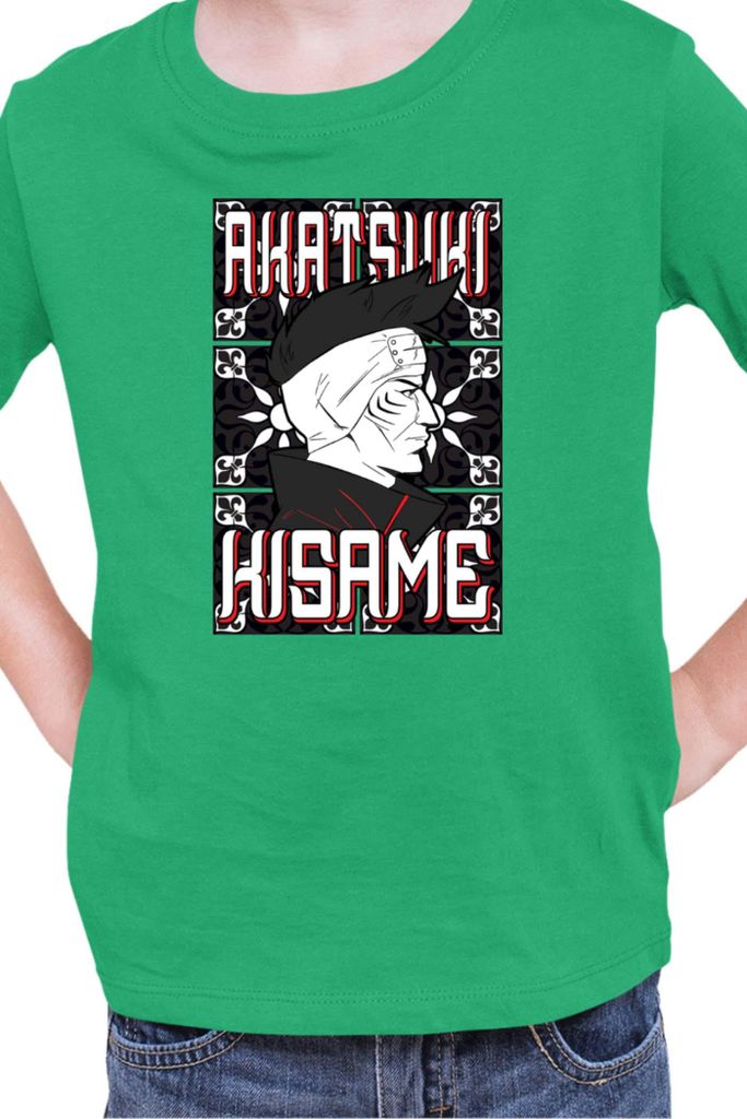 Kinder T-Shirt Naruto Kisame Hoshigaki, 7-8 Jahr - 128 / Grün