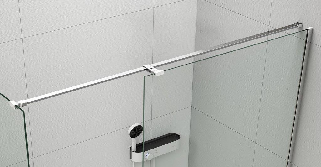 Gelco TRINITY/VARIO universal Eckstütze für Duschabtrennungen 1400mm, Chrom
