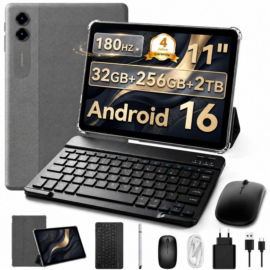 TABWEE T70 11“ Tablet, 32(8+24)+256GB, Android 16, 8000mAh, Produktbild 