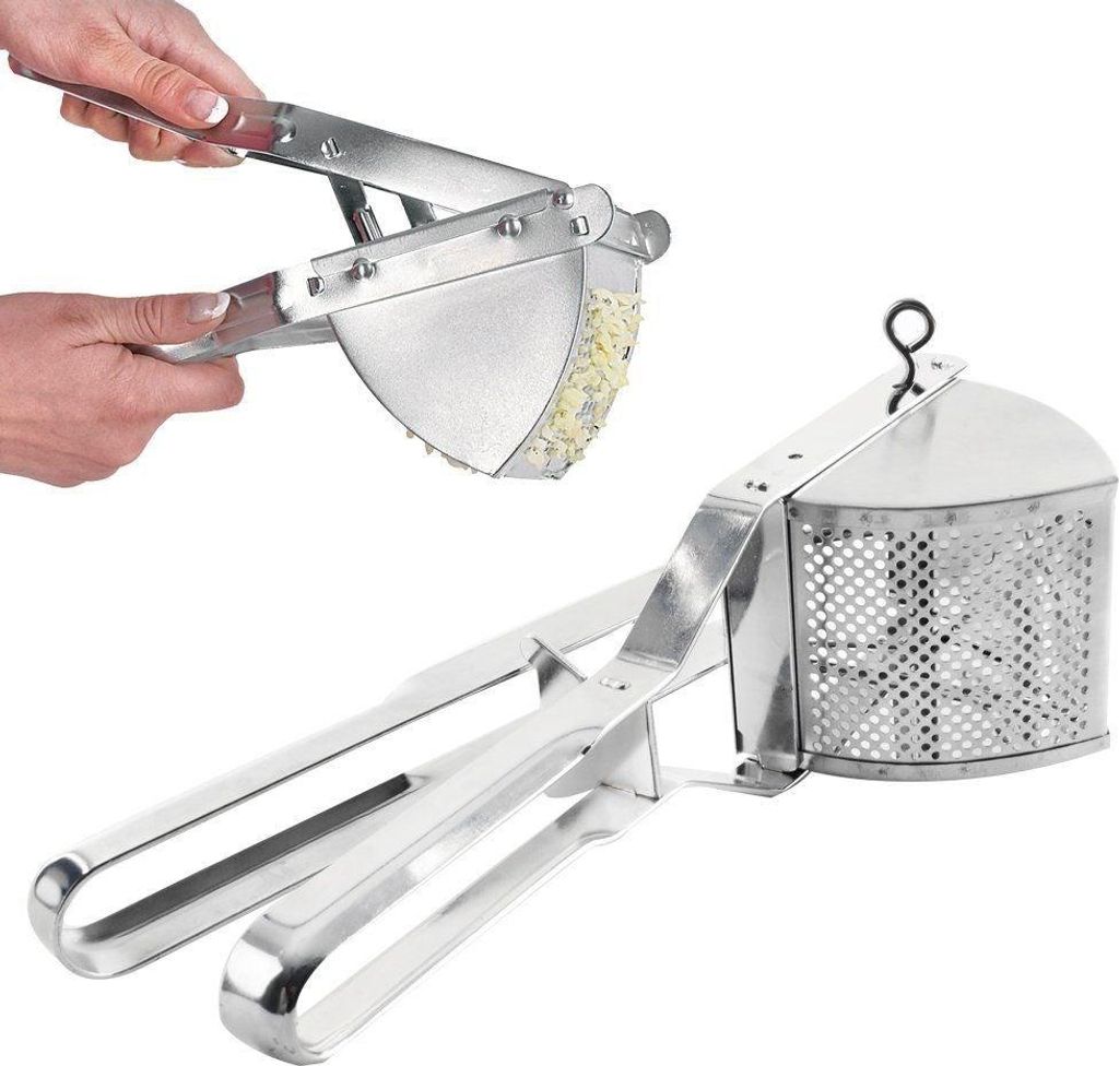 Pressa per patate in acciaio inox per un purè di patate Immagine del prodotto 