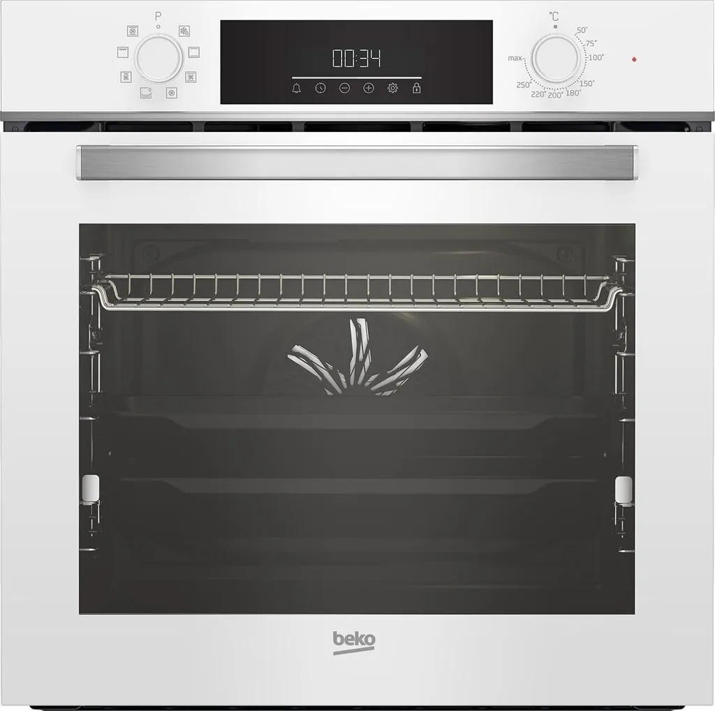 Four encastrable Beko BBIM14300WMS blanc avec rail télescopique
