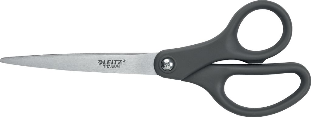 LEITZ Schere Titan Länge: 180 mm rund grau