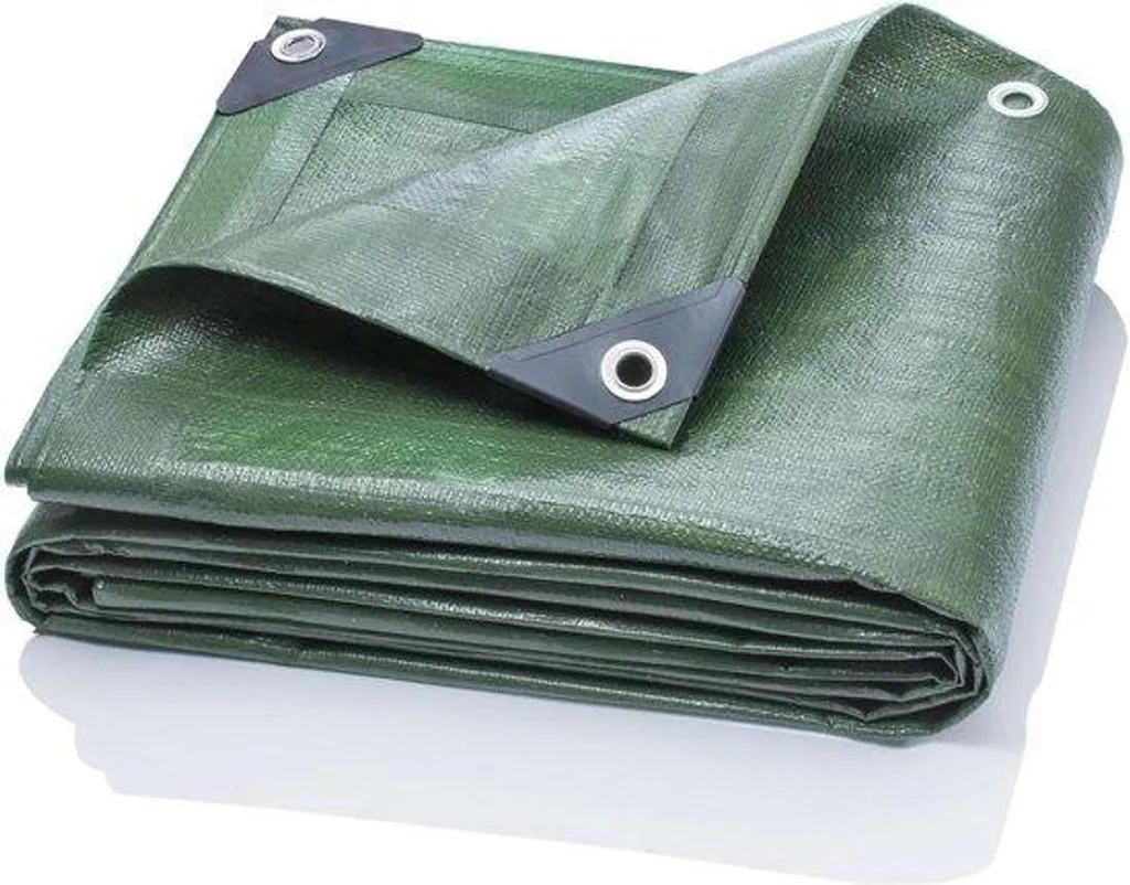 Bâche de toiture épaisse 200g/m² toile de protection verte 3x3m