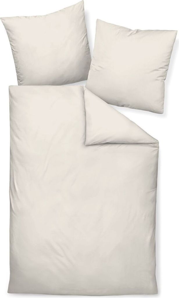 Janine Mako-Satin Kissenhülle Kiss. 40x60 1 teilig Colors 31001-09-640 ecru