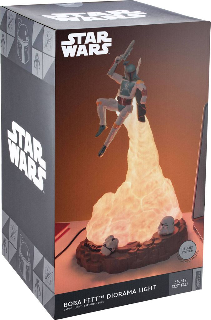 Paladone Boba Fett libro luce notturna, licenza ufficiale, Immagine del prodotto 