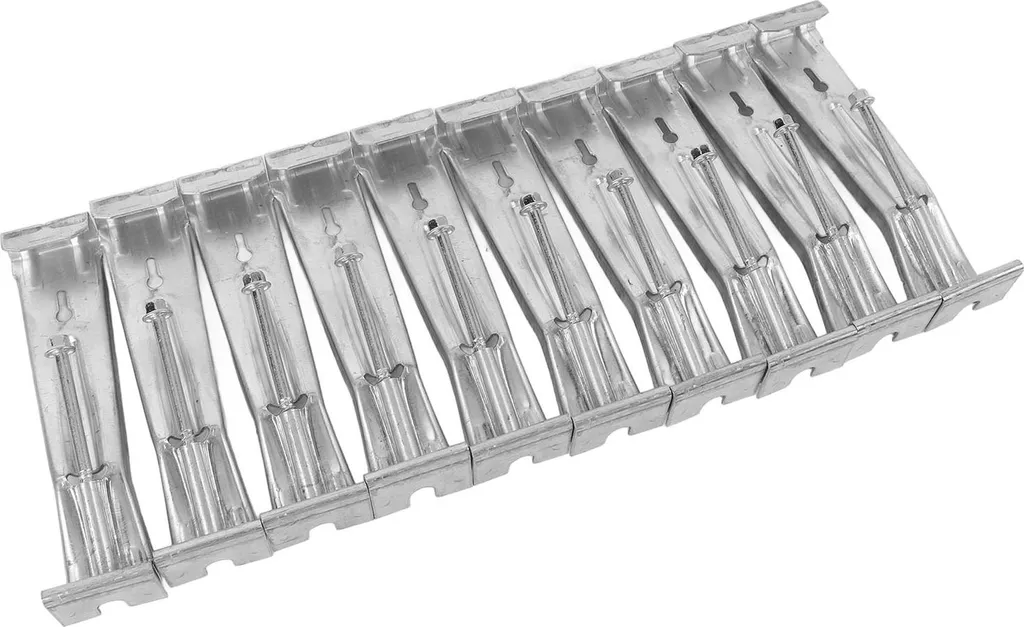 Lot de 20 Équerres de Gouttière avec Support Caché et Vis de Fixation - 7