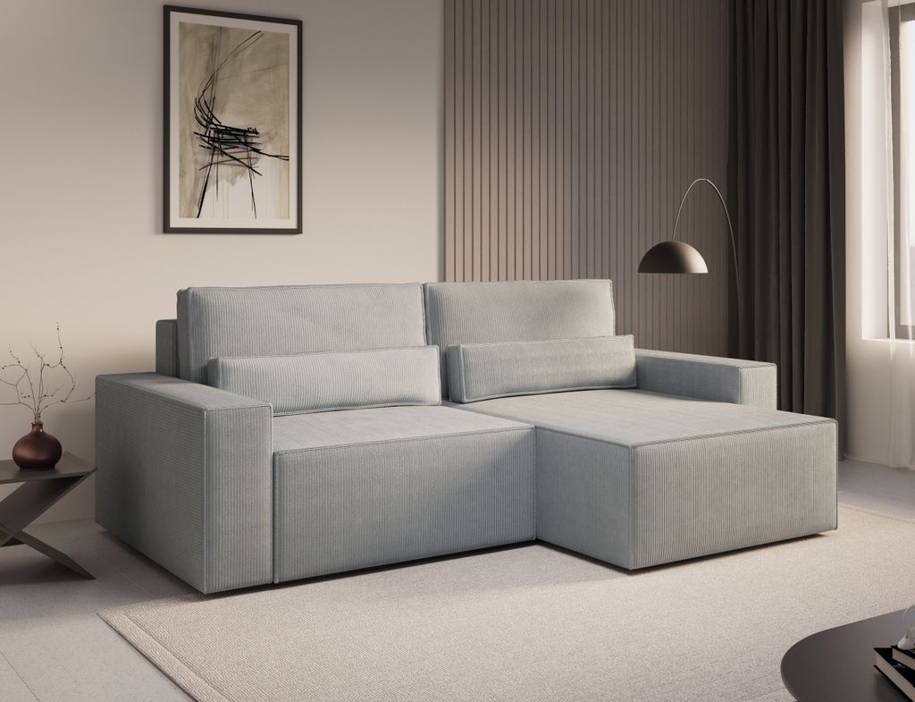 MOEBLO Ecksofa DENVER MINI – Ottomane beidseitig Produktbild 