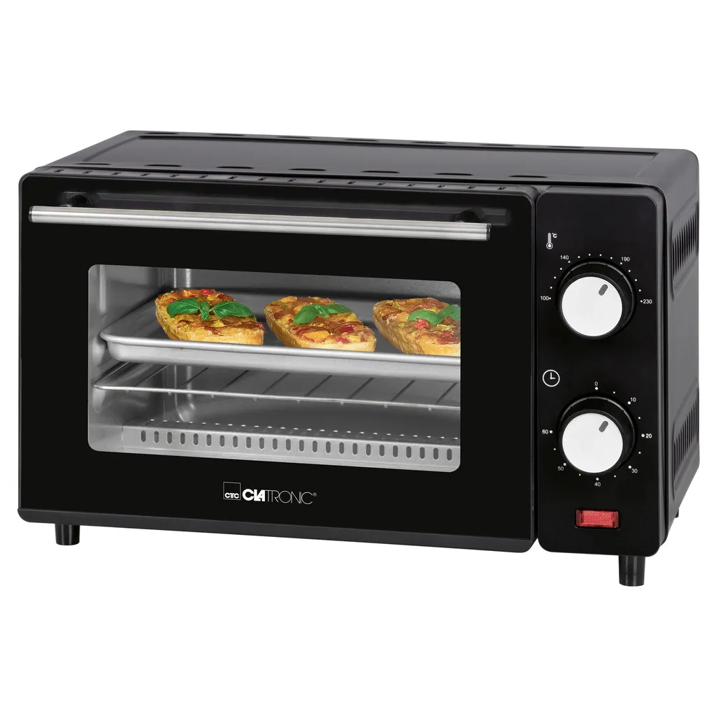 Mini-four Clatronic MB 3746 Noir : Gagnez de la Place sans Sacrifier la Cuisson