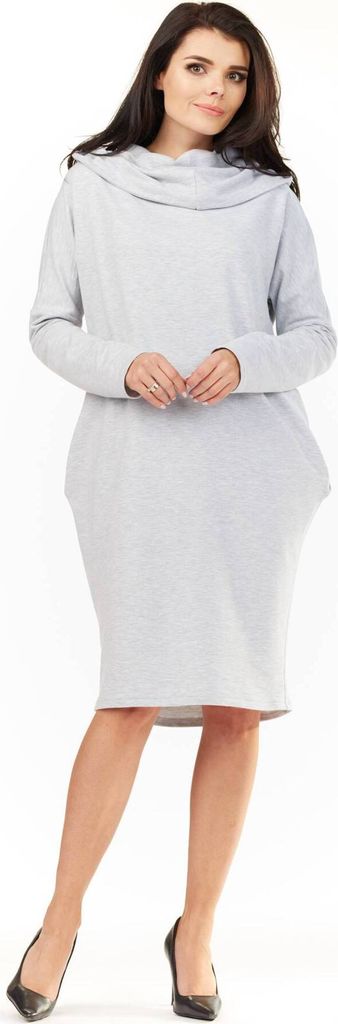 Infinite You Sweatshirt-Kleider für Frauen Lingwain M152 grau S/M