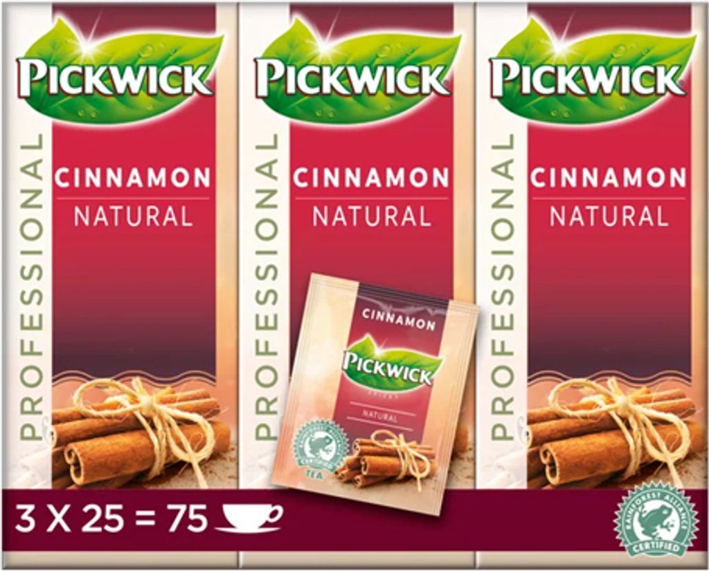 Pickwick - Professional Zimt - 3x 25 Teebeutel Produktbild 