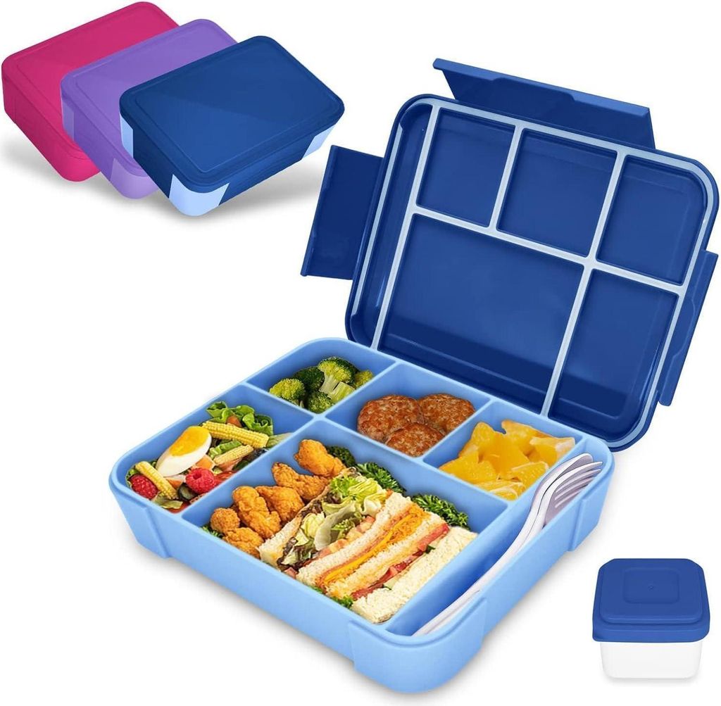 IJIAMY Brotdose Kinder mit Fächern Bento Box Auslaufsicher Produktbild 