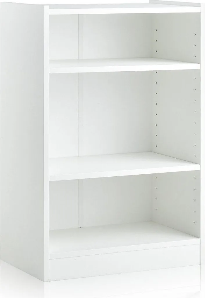 Étagère blanche réglable 3 compartiments de dimensions 50 x 30 x 75cm