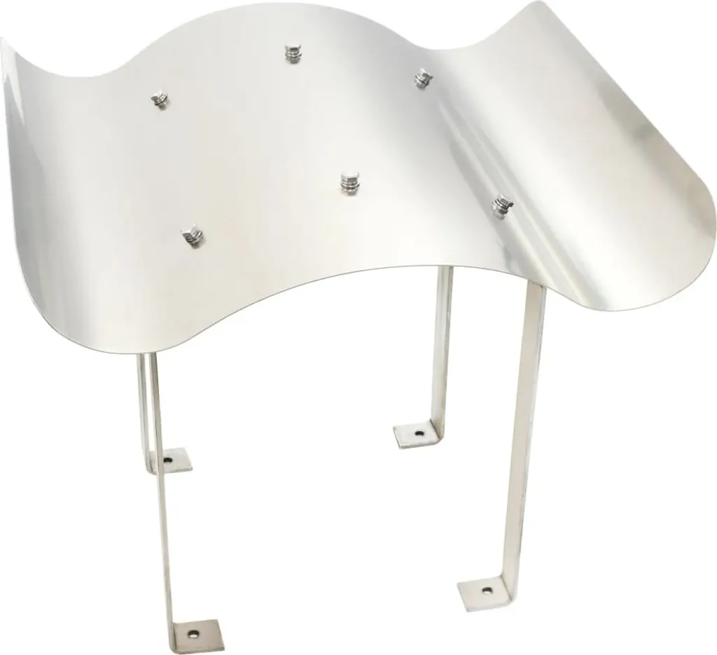 Comignolo vidaXL Inox 40x40 cm - Copertura Camino Antipioggia