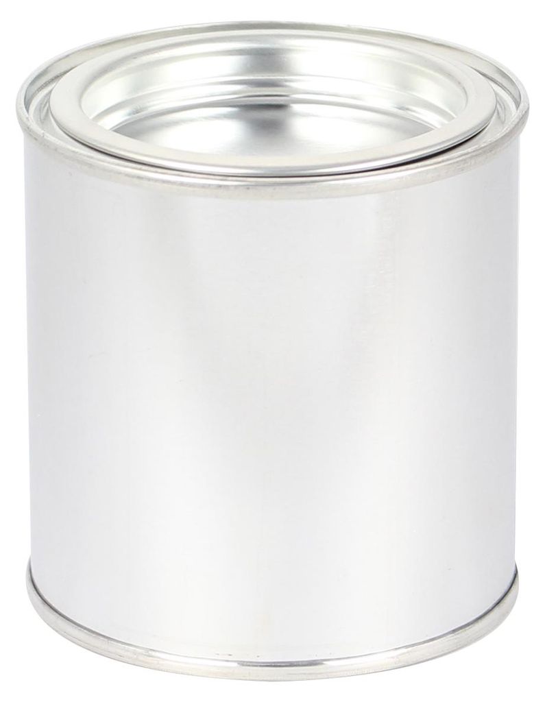 250ml Leerdose Weissblech blank inkl. Deckel blank H=77mm Produktbild 