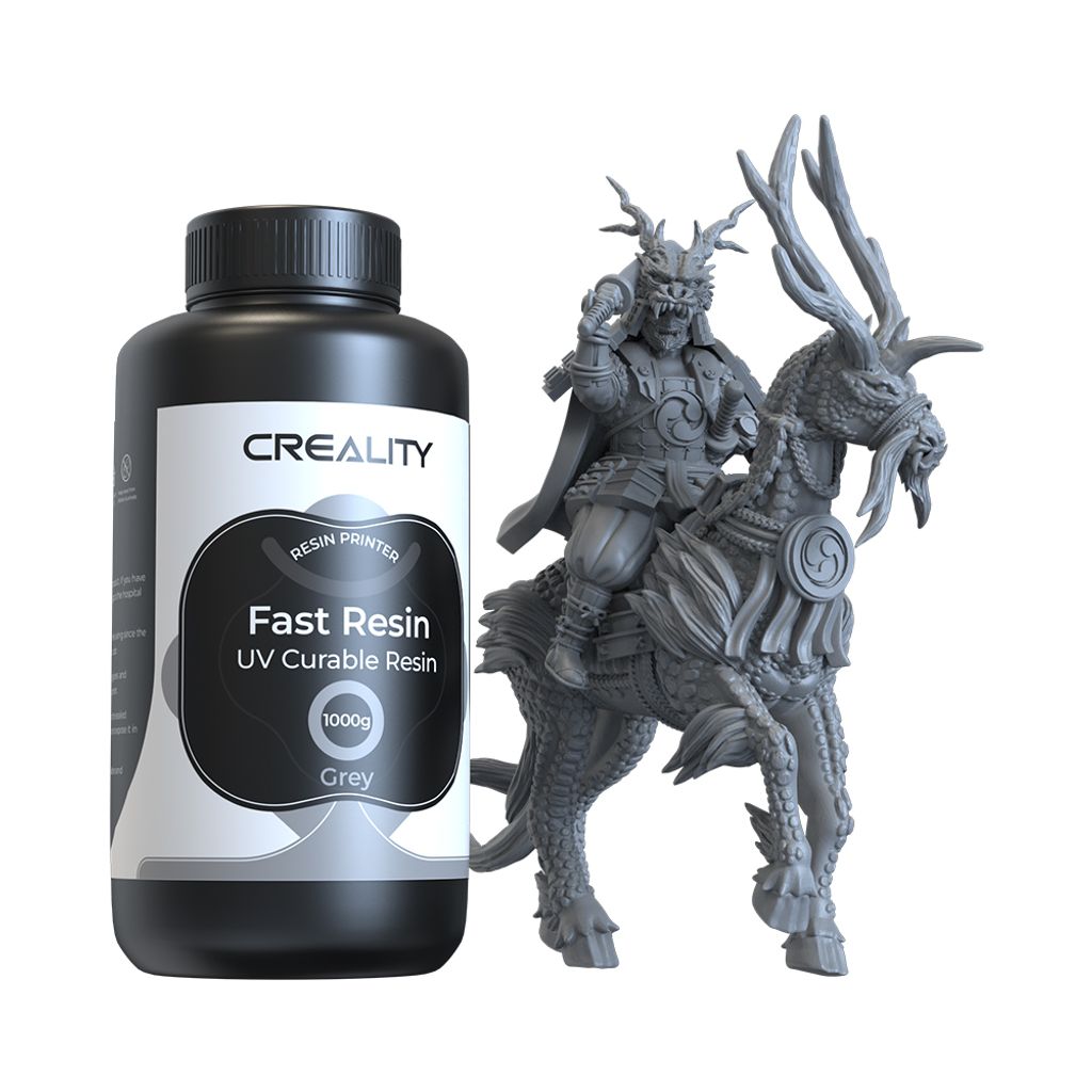 Schnelles UV-haertbares Harz von Creality fuer alle UV-LCD-3D-Drucker HALOT Mage Pro/ HALOT SKY/ HALOT ONE / Halot RAY. Unterstuetzt schnelle Druck...