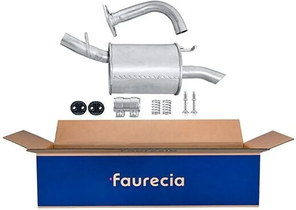 Silencieux d'échappement HELLA en acier durable pour Yaris P9 OE 174300J030