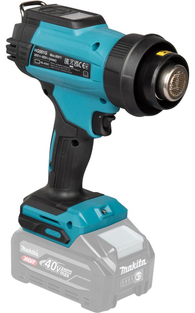 Makita Akku-Heißluftgebläse HG001GZ01 XGT, 40Volt, (ohne Akku und