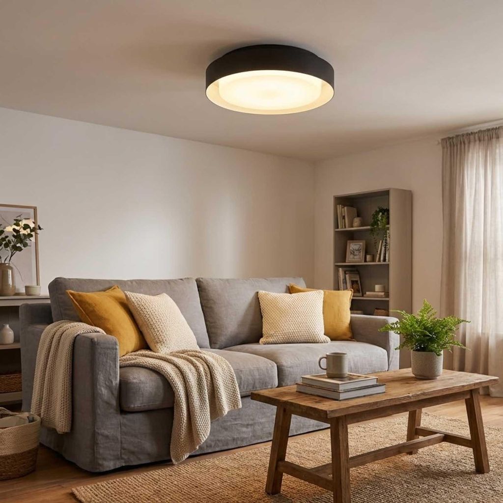 LEDVANCE Deckenleuchte ORBIS MADRID 29cm 2XE27 BK 4058075828865