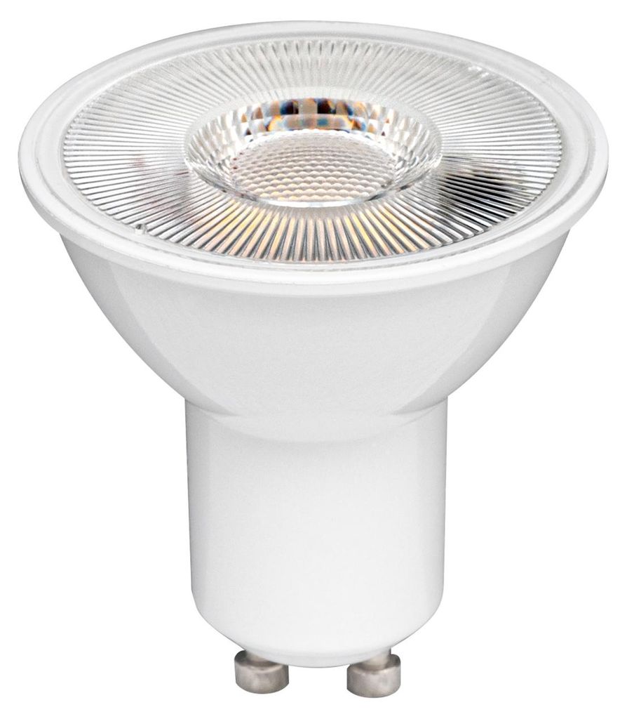 A single LED light bulb is shown against a white background.