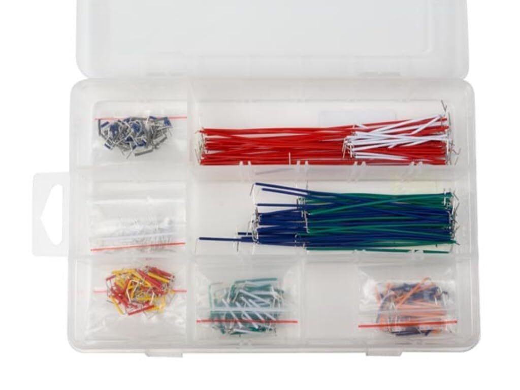 Velleman Jumper-Drähte, Set von 350 Stück (25 x 14 Längen), Kupfer, mehrfarbig