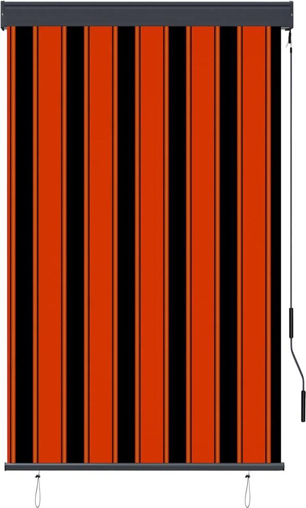 vidaXL Außenrollo 100 x 250 cm Orange und Braun