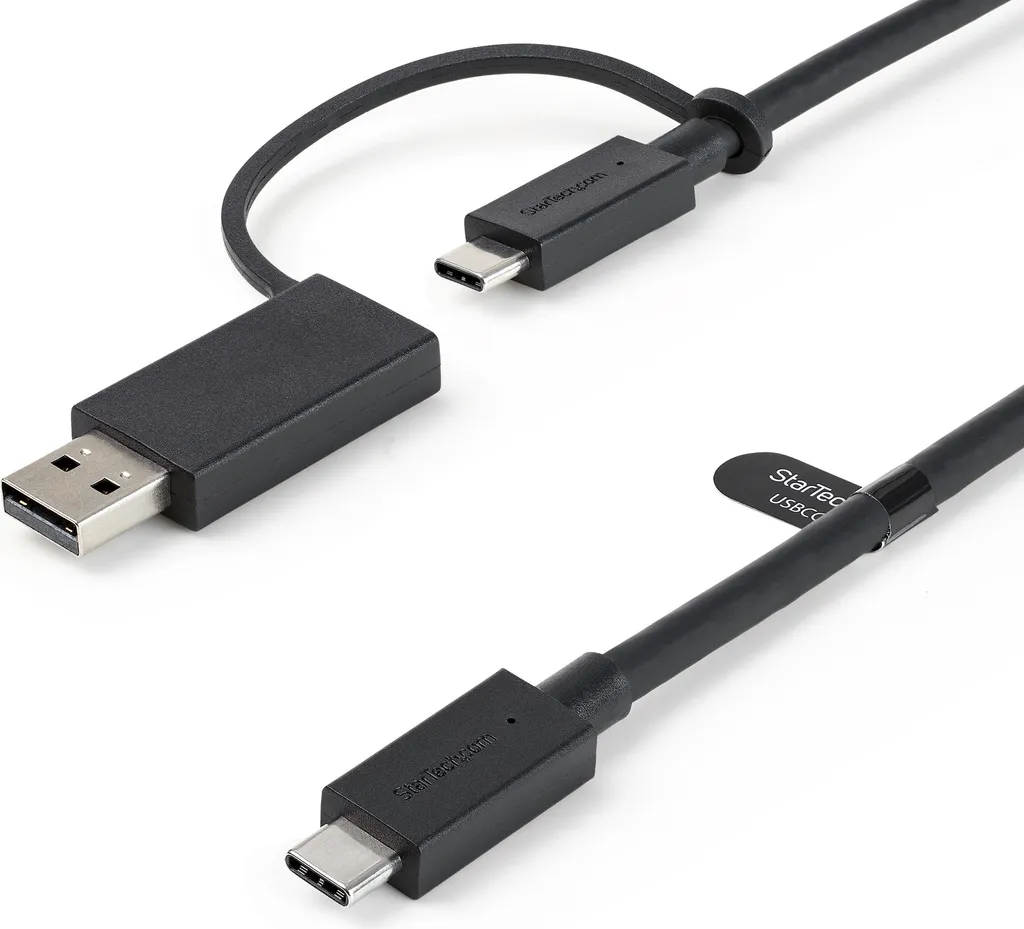 Câble de Charge USB-C 100W PD et Transfert 10Gbps avec Adaptateur USB-A