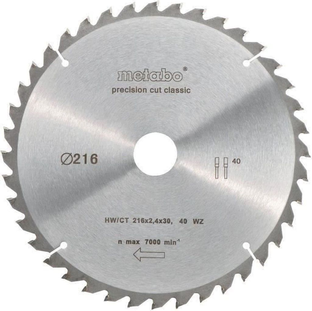Metabo 628060000, drevotrieska, Pevné drevo, MDF, Obrázok produktu 