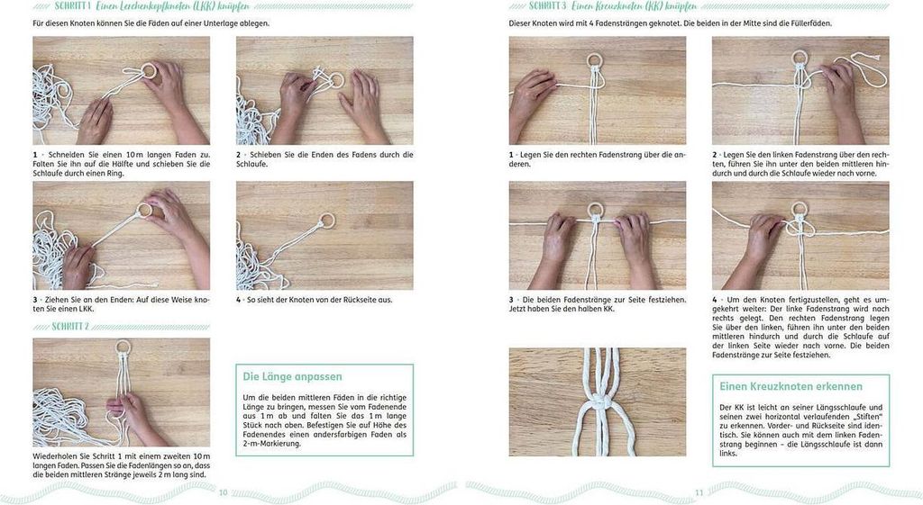Makramee für Anfänger*innen. Die wichtigsten Knoten & Image du produit 