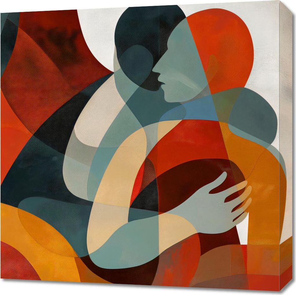 Bild 60x60cm Umarmung
