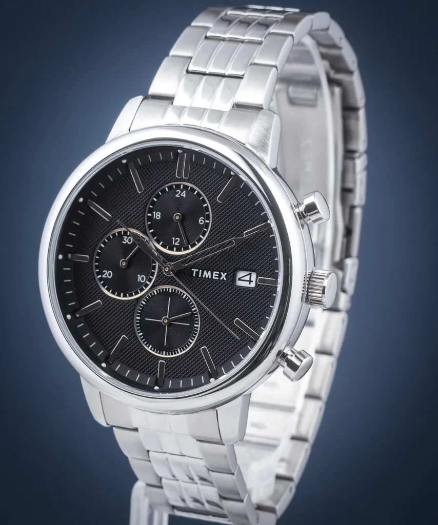Timex Chicago TW2V01600 Argento: Cronografo Uomo Elegante Acciaio - 12